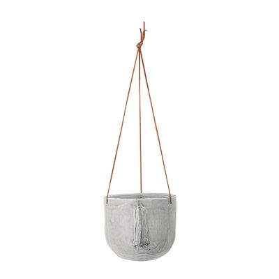 Hängande kruka Grå Stengods Ileana | Bloomingville
