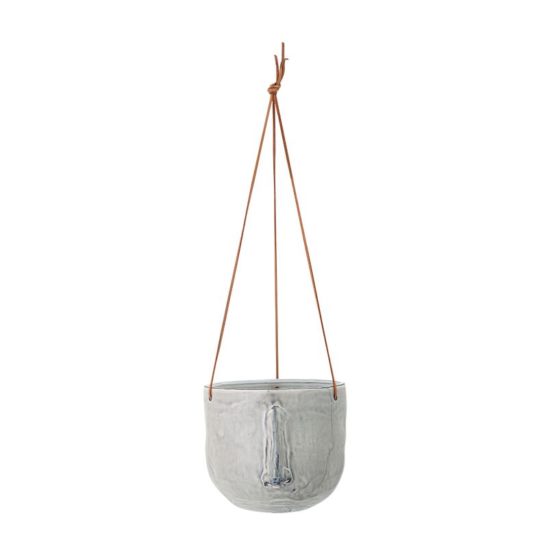 Hängande kruka Grå Stengods Ileana | Bloomingville