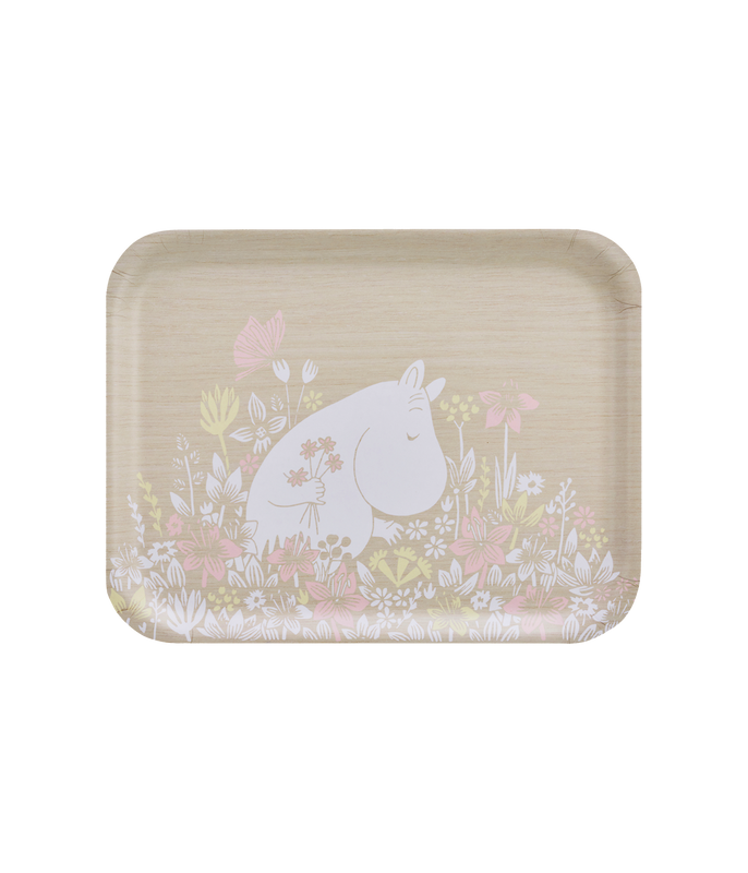 Muurla Mumin Bricka Flower Field 36x28 cm