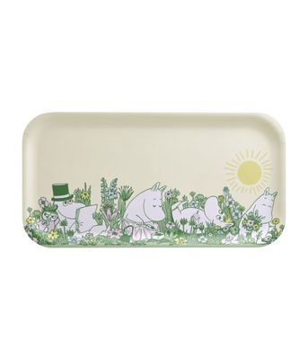 Muurla Mumin Bricka In the Garden 43x22 cm