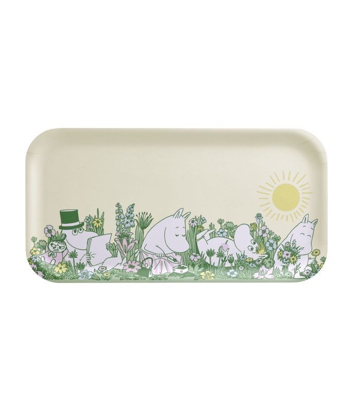Muurla Mumin Bricka In the Garden 43x22 cm