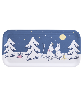 Muurla Mumin Bricka Starry Night 27x13 cm