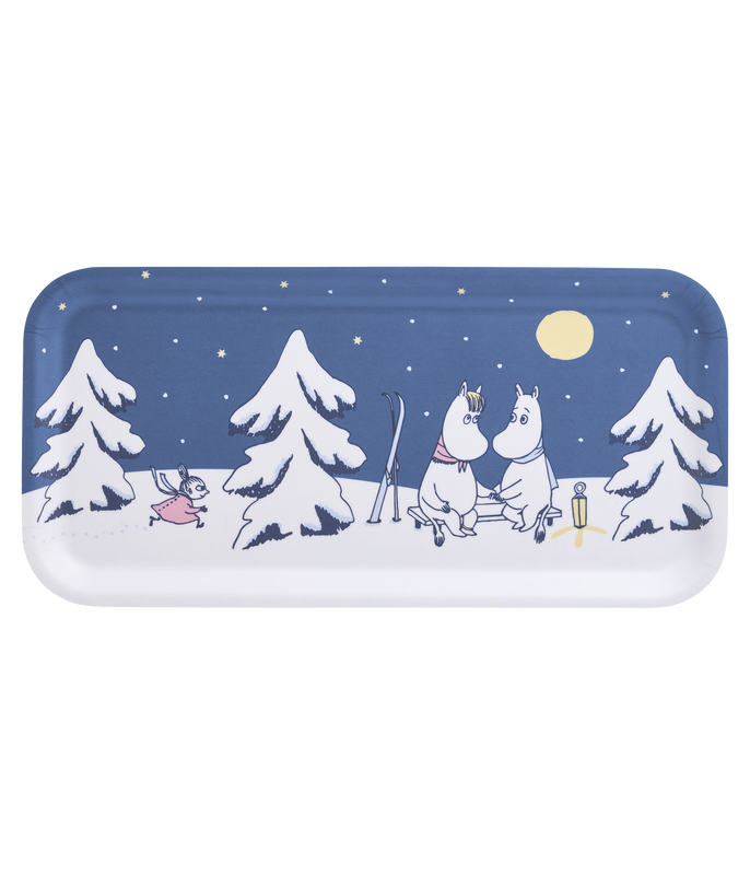 Muurla Mumin Bricka Starry Night 27x13 cm