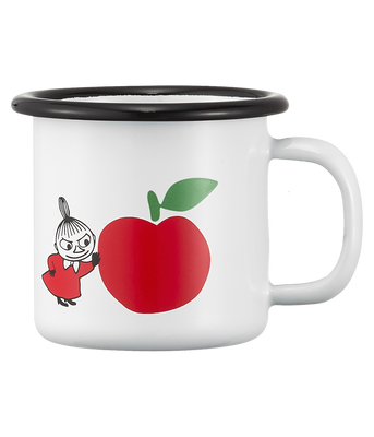 Muurla Mumin Emaljmugg Joyfull Apples 1,5 dl