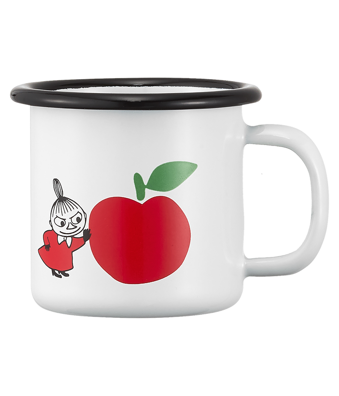 Muurla Mumin Emaljmugg Joyfull Apples 1,5 dl