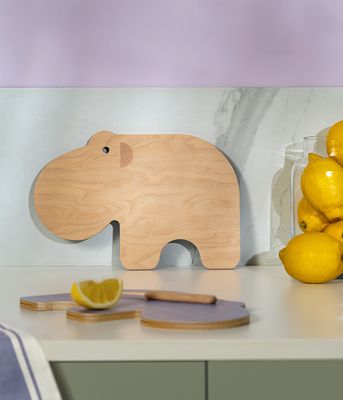 Muurla Skärbräda Hippo 31x21 cm