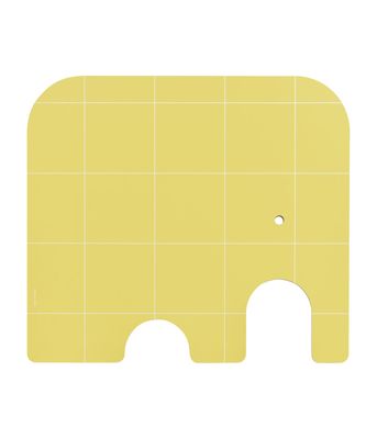 Muurla Elefant Skärbräda L, Björk/Gul