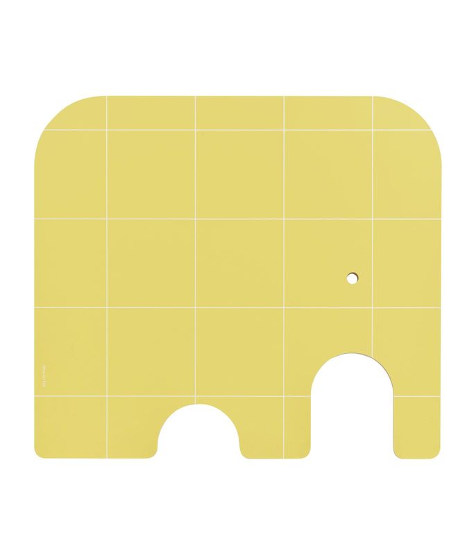 Muurla Elefant Skärbräda L, Björk/Gul