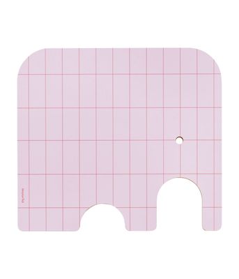 Muurla Elefant Skärbräda M, Björk/Rosa