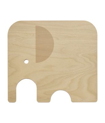 Muurla Elefant Skärbräda S, Björk/Grön