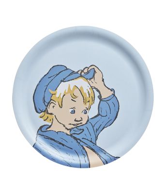 Muurla Emil Bricka Ø25 cm, Blå