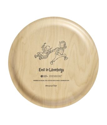 Muurla Emil Bricka Ø25 cm, Blå