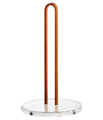 Muurla Loop Hushållspappershållare 26 cm, Klar/Bärnsten