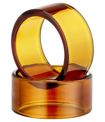 Muurla Loop Servettring 2-pack, Bärnsten