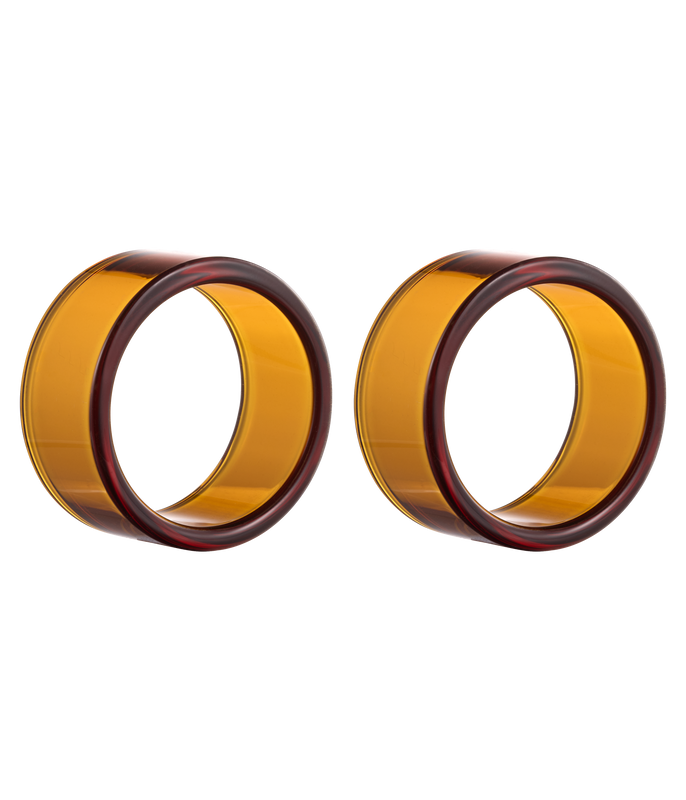 Muurla Loop Servettring 2-pack, Bärnsten