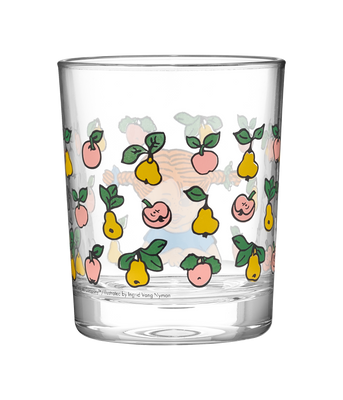 Muurla Pippi Dricksglas Fruits 2 dl