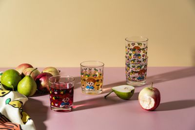 Muurla Pippi Dricksglas Fruits 2 dl