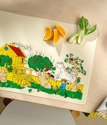 Muurla Pippi Bordstablett i silikon The Way Home 40,5x30 cm