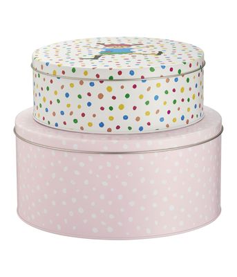 Muurla Pippi Plåtburkar 2-pack Hoppsansa / Pippi och Hästen