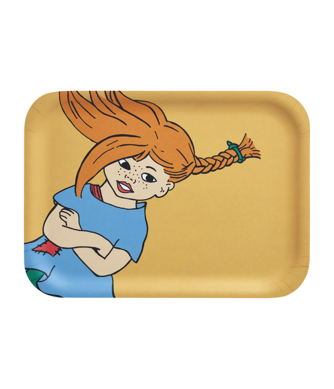 Muurla Pippi Bricka The Strongest Girl in the World 27x20 cm