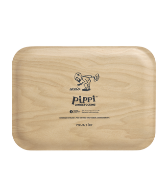Muurla Pippi Bricka The Strongest Girl in the World 27x20 cm