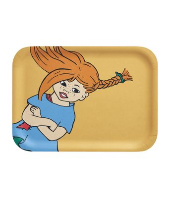 Muurla Pippi Bricka The Strongest Girl in the World 27x20 cm