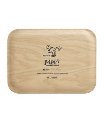 Muurla Pippi Bricka The Strongest Girl in the World 27x20 cm