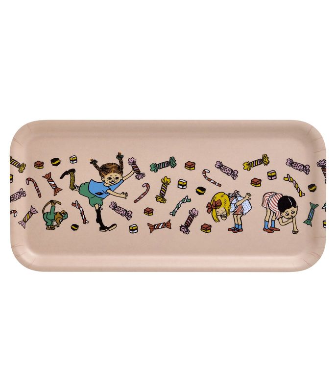 Muurla Pippi Bricka Candy 27x13 cm