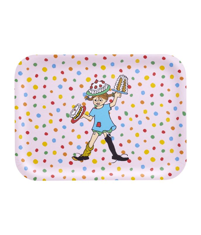 Muurla Pippi Bricka Birthday 27x20 cm