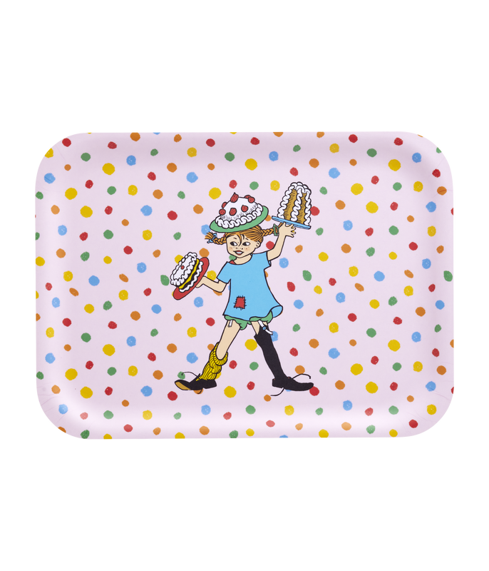 Muurla Pippi Bricka Birthday 27x20 cm