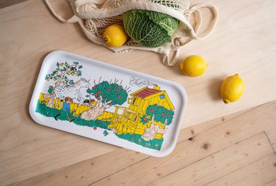 Muurla Pippi Bricka The Way Home 43x22 cm