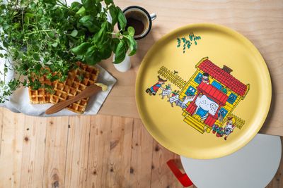 Muurla Pippi Bricka Villa Villekulla Ø35 cm