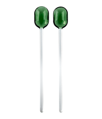 Muurla Salladsbestick 2-pack, Grön/Klar