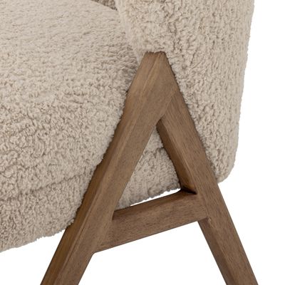 Camino Loungefåtölj Natur Gummi L68 cm Bloomingville