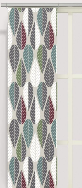 Blader vinröd/grön/turkos panellängd 2 pack Arvidssons Textil