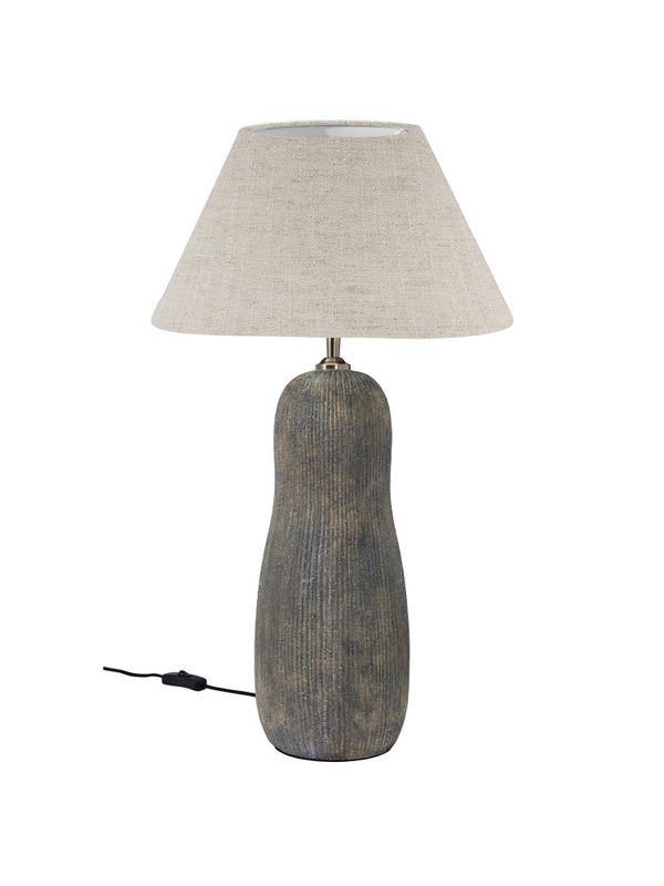 Sally Lampfot inkl Skärm 71 cm Brun | PR Home