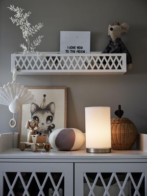Dora Bordslampa Vit 25cm | PR Home