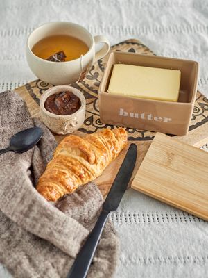 Smörask Brun Stengods Hanyu | Bloomingville