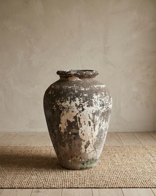 Jakobsdals Vintage Urna S urn 44x44x80 cm Offwhite