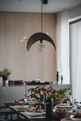 Jakobdahls Disque Lampa 70x50x18 cm Brun