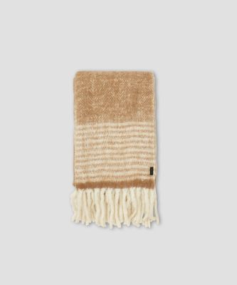 Jakobdahls Almond mohair Pläd 130x170 cm Beige