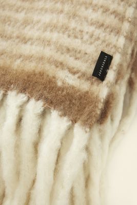 Jakobdahls Almond mohair Pläd 130x170 cm Beige