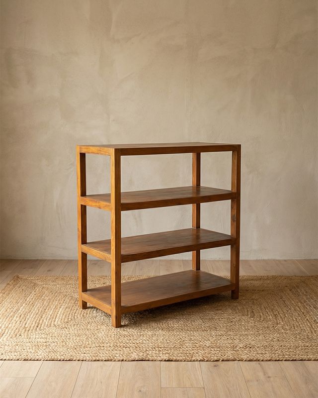 Jakobdahls Vintage Hylla 121x45x114 cm Brun