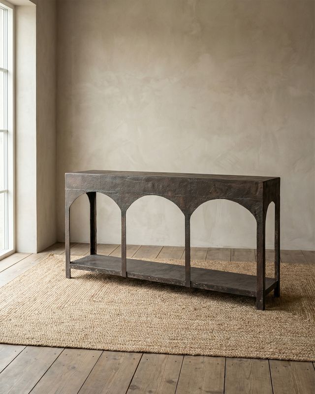 Jakobdahls Vintage Sidobord 160x35x80 cm Brun