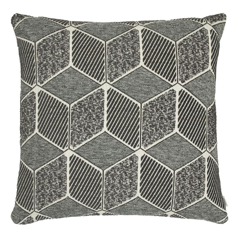 Jakobsdals Abeille Kuddfodral 60x60 cm Svart/vit