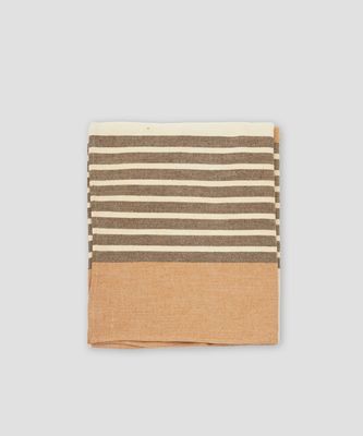 Jakobdahls Herringbone Weave Duk 150x250 cm Beige/Rost