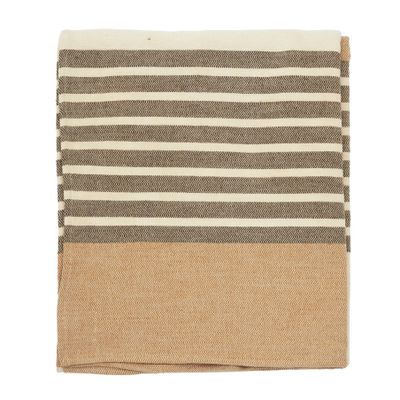 Jakobdahls Herringbone Weave Duk 150x250 cm Beige/Rost