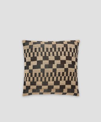 Jakobdahls Delia Kuddfodral 50x50 cm Svart/beige