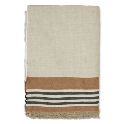 Jakobdahls Linna beige Pläd 130x170 cm