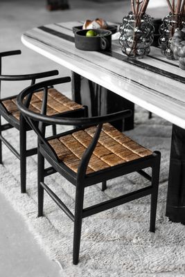 Jakobdahls Aspen Stol 57,5x56,5x75 cm Svart/Brun